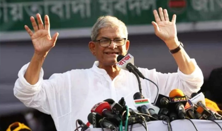 আওয়ামী লীগকে নিষিদ্ধ করার সিদ্ধান্তে আনন্দিত বিএনপি : মির্জা ফখরুল